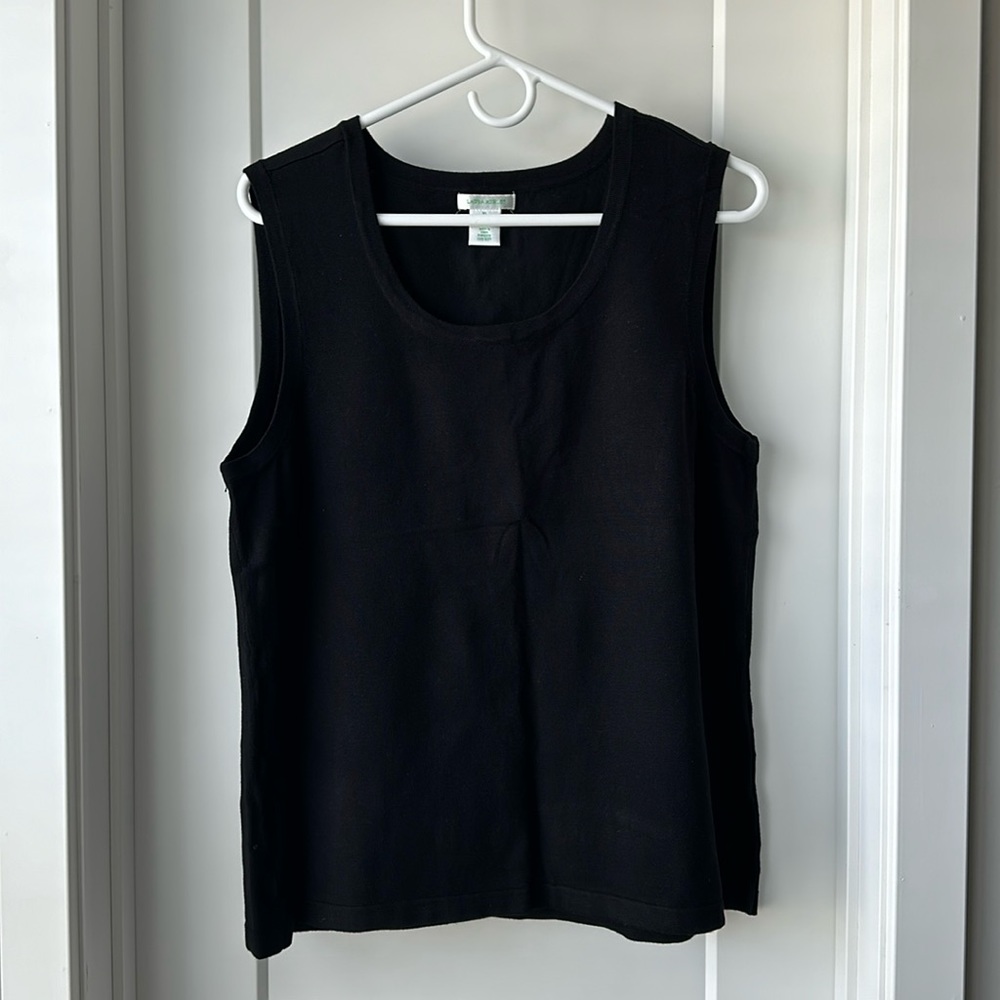 Laura Ashley Women’s Black Tank